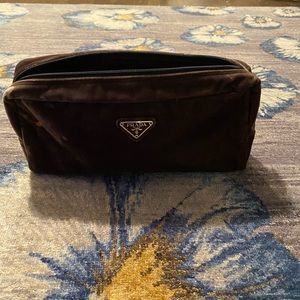 Prada velvet Make up Toiletries bag